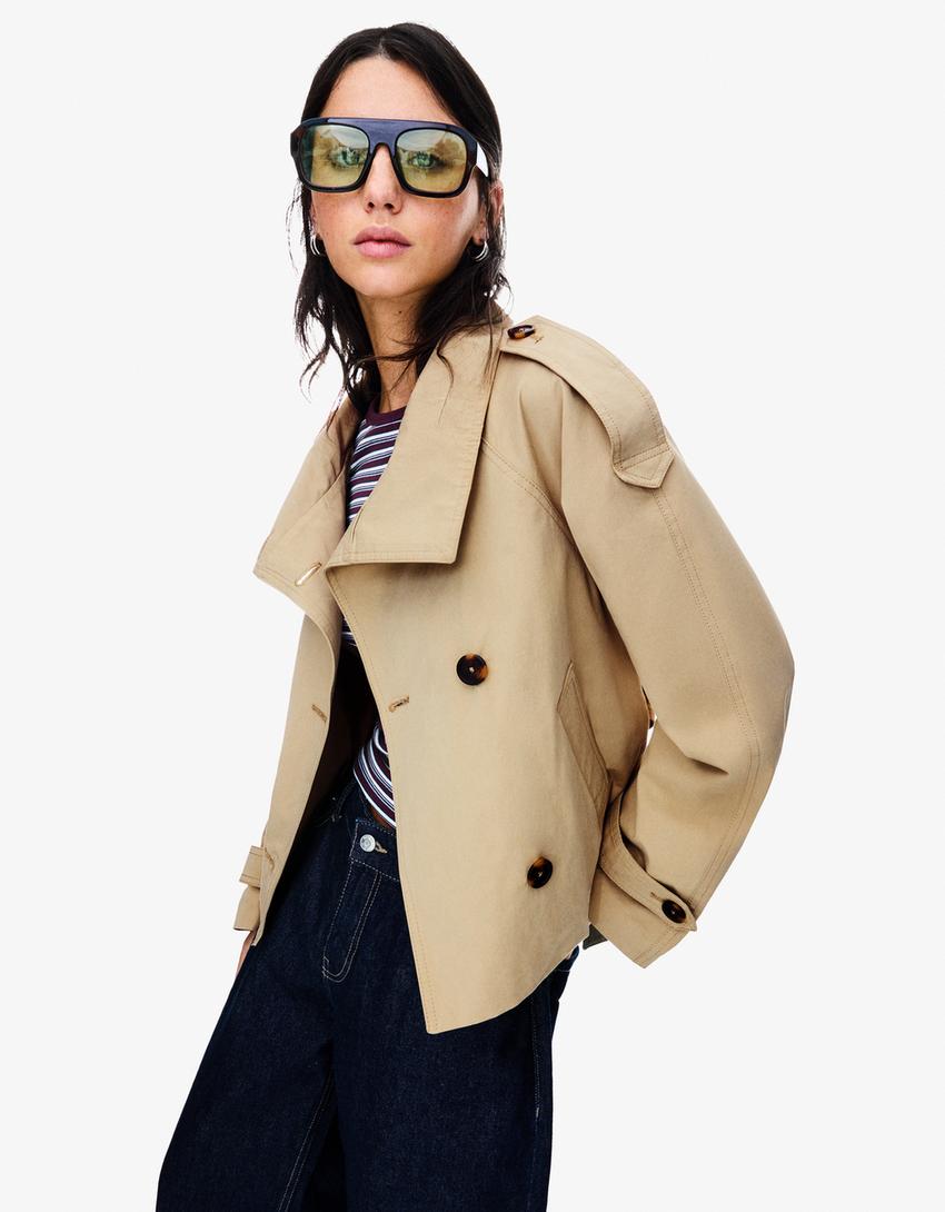 Isla Short Trench Jacket