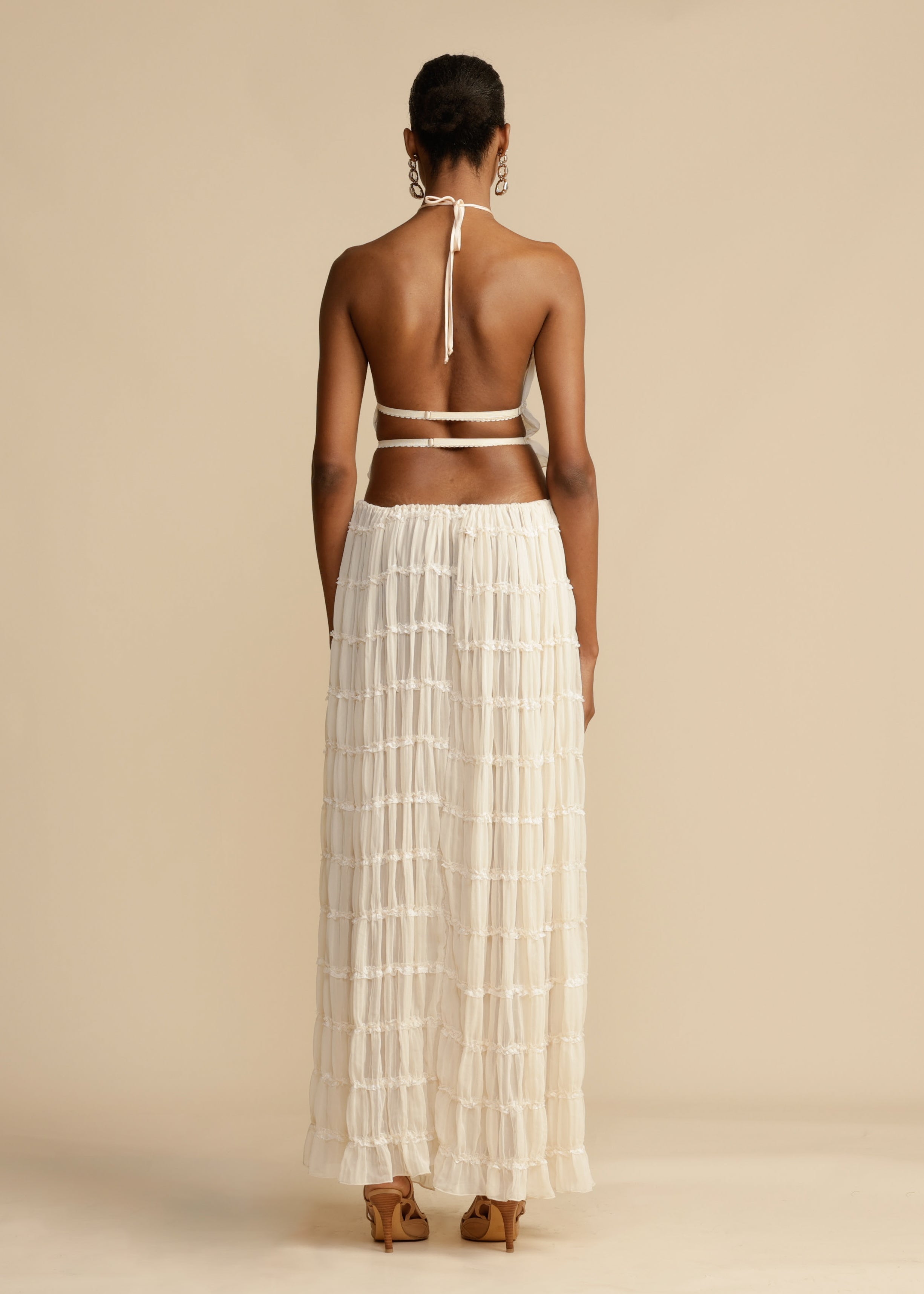 Ava Halter Top & Skirt Set