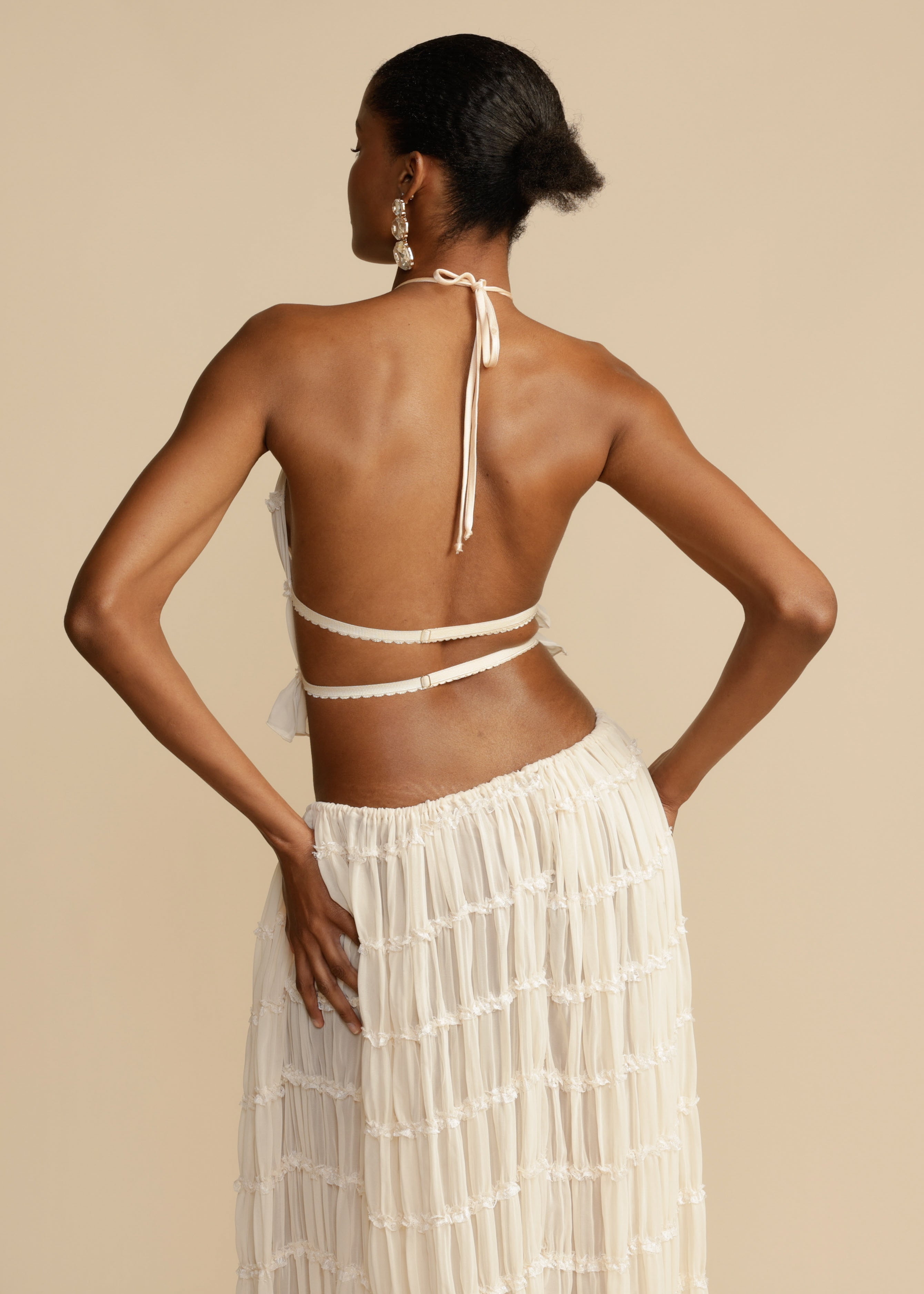 Ava Halter Top & Skirt Set