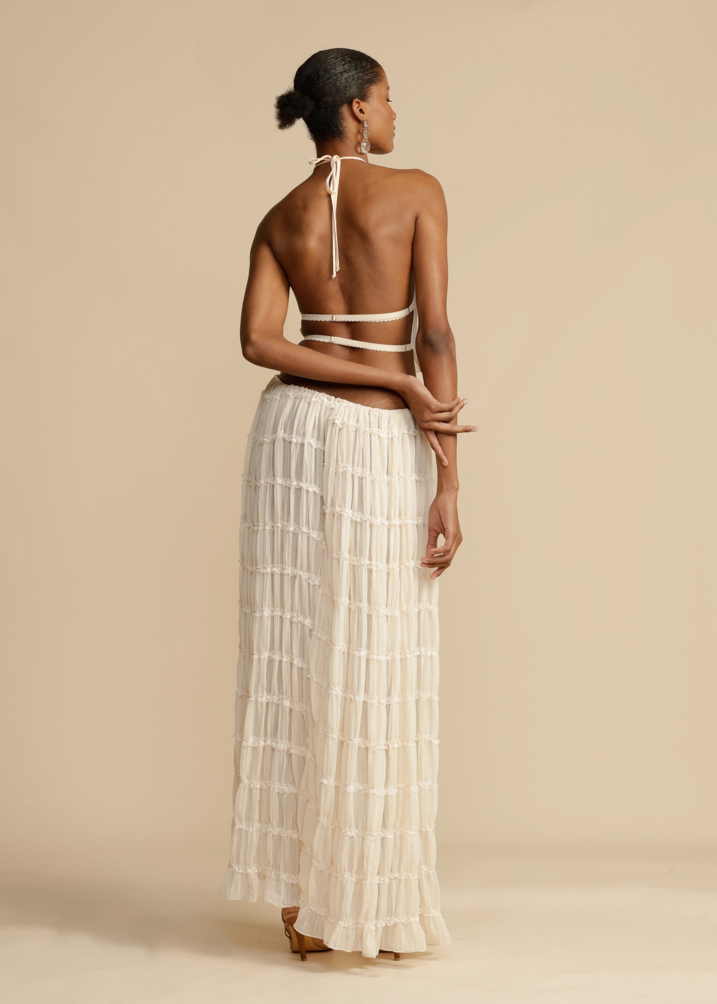 Ava Halter Top & Skirt Set