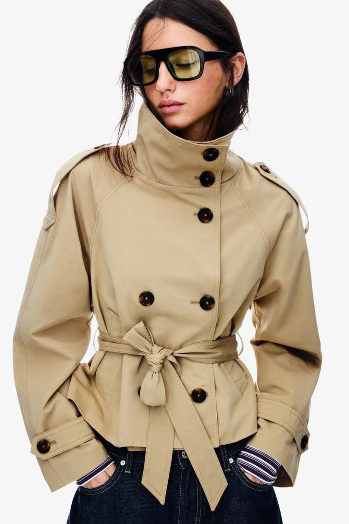 Isla Short Trench Jacket